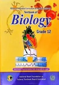 Class 12 Biology Book Cover Federal Board 2025-2026