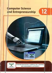 Class 12 Computer Science Book Cover Punjab Board 2025-2026