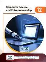 Class 12 Computer Science Book Cover Punjab Board 2025-2026